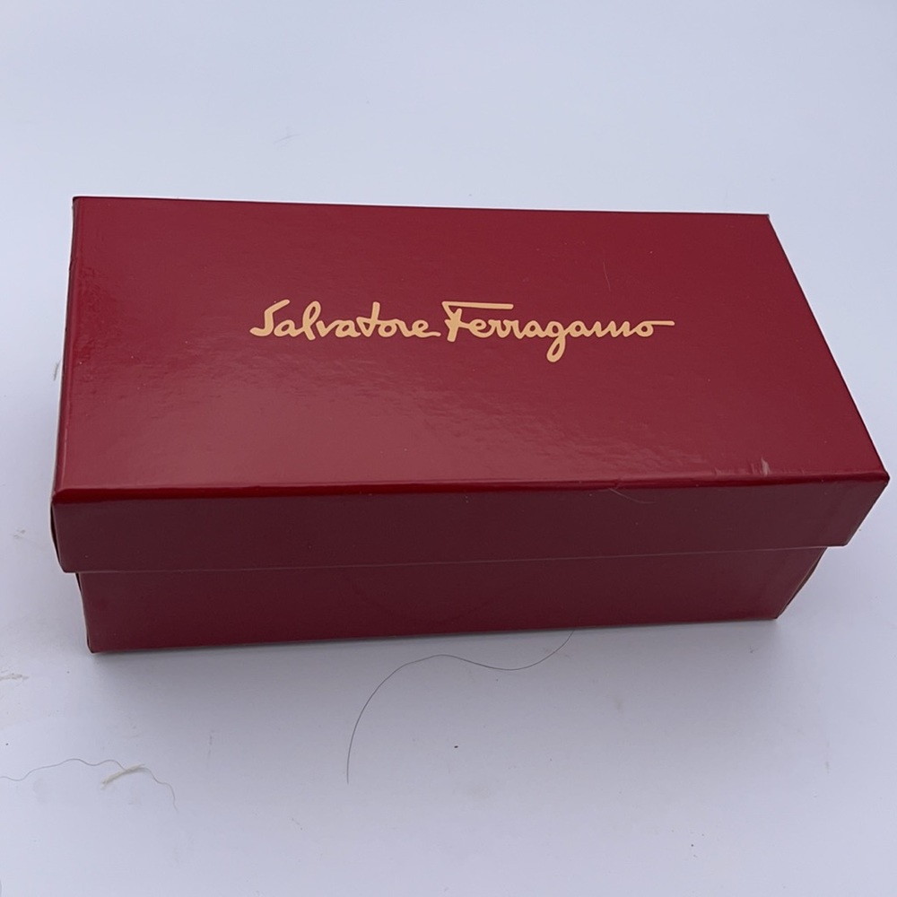 Salvatore Ferragamo Red Glass case Box